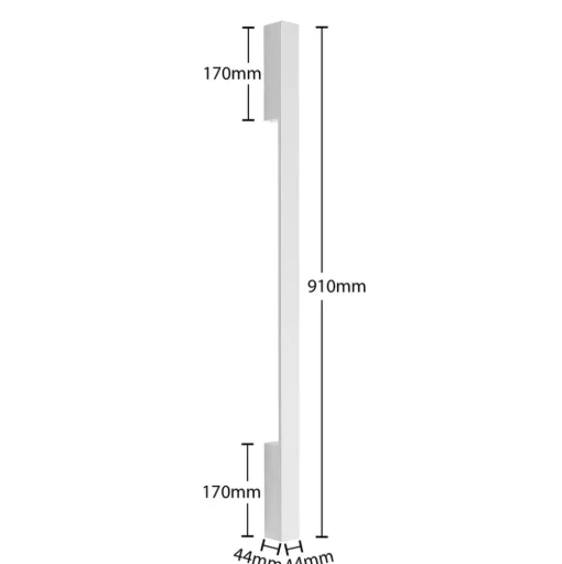 Arcchio LED wandlamp Ivano, 91 cm, wit, aluminium