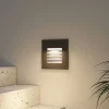 Arcchio Makio wand inbouwlamp, zwart, G9, IP65