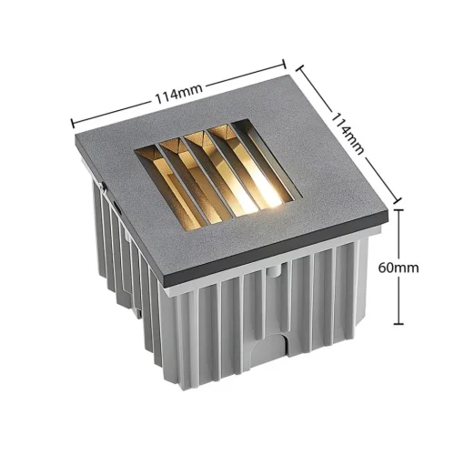 Arcchio Makio wand inbouwlamp, zwart, G9, IP65