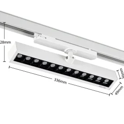 Arcchio Millay LED railspot wit 3000K