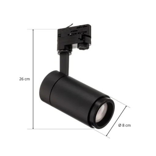 Arcchio Nanna LED rail spot zwart 4000K 21W