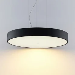 Arcchio Noabelle LED hanglamp, zwart, 80 cm
