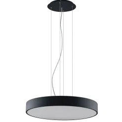 Arcchio Noabelle LED hanglamp, zwart, 80 cm