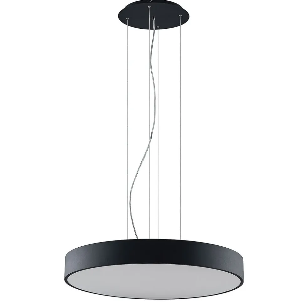 Arcchio Noabelle LED hanglamp, zwart, 80 cm