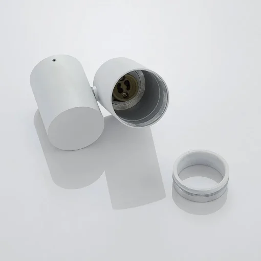 Arcchio plafondlamp Gesina, 1-lichts, wit, aluminium, 11,6 cm