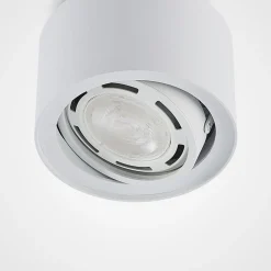 Arcchio plafondlamp Walisa, Ø 15 cm, wit, metaal, GU10