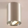 Arcchio plafondspot Jolina, rond, grijs, 13 cm, metaal