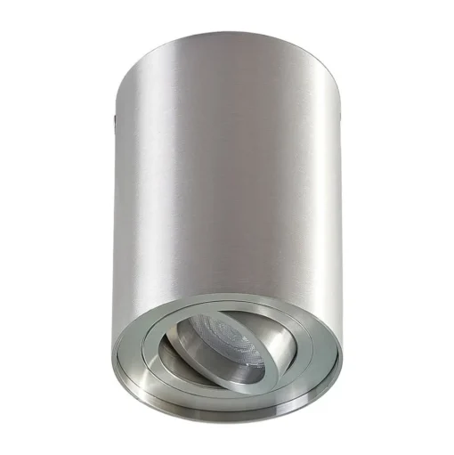 Arcchio plafondspot Jolina, rond, grijs, 13 cm, metaal