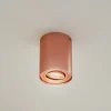 Arcchio plafondspot Jolina, rond, koper, 13 cm, metaal