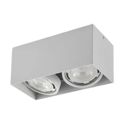 Arcchio plafondspot Mabel, 2-lamps, 27 cm, wit, GU10
