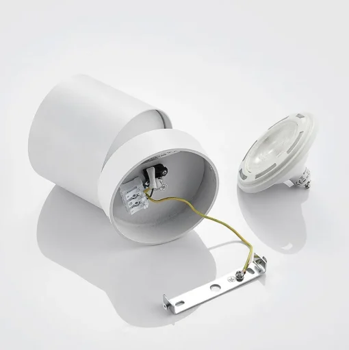 Arcchio plafondspot Mabel, Ø12cm, wit, verstelbaar, GU10