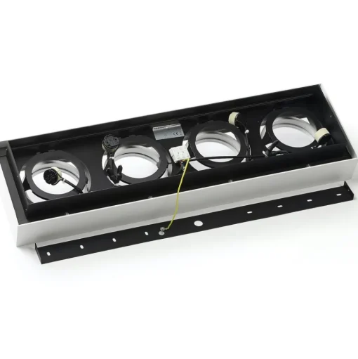 Arcchio plafondspot Ronka, 65 cm, 4-lamps, wit, GU10
