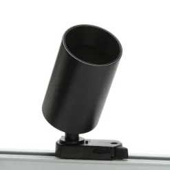 Arcchio railspots Brinja, zwart, Ø 6 cm, 3-fasen