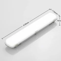 Arcchio Rao vochtbestendige LED lamp, lengte 61,8 cm, set van 10