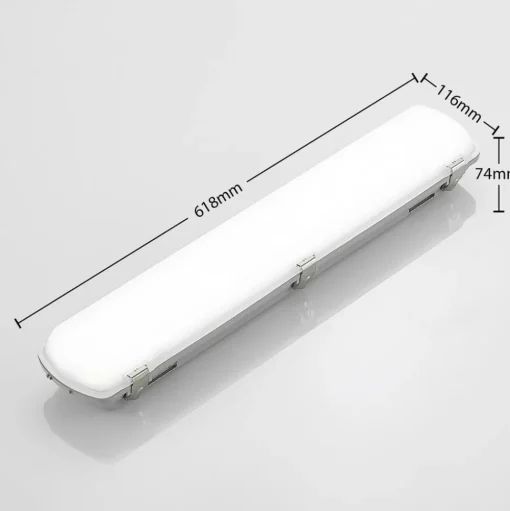 Arcchio Rao vochtbestendige LED lamp, lengte 61,8 cm, set van 10