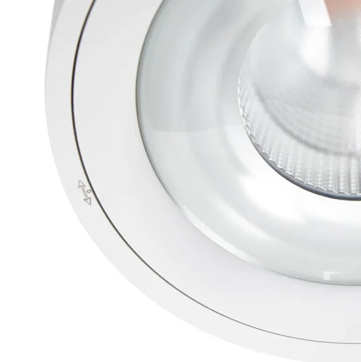 Arcchio Rotari LED plafondlamp, lens, 2-lamps vast