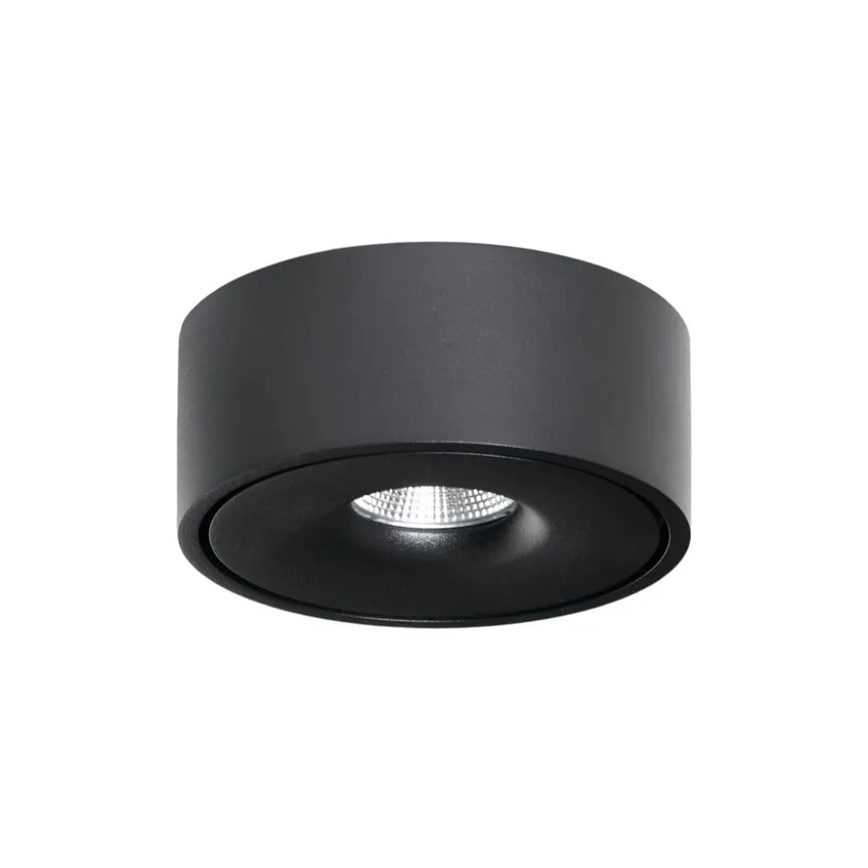 Arcchio Rotari LED plafondlamp, zwart