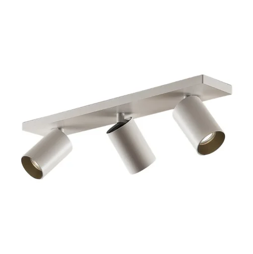 Arcchio spot Brinja, set van 2, wit, hoekig, 3-lamps, GU10