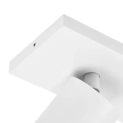 Arcchio spot Brinja, wit, hoekig, Ø 7 cm, 4-lamps, GU10