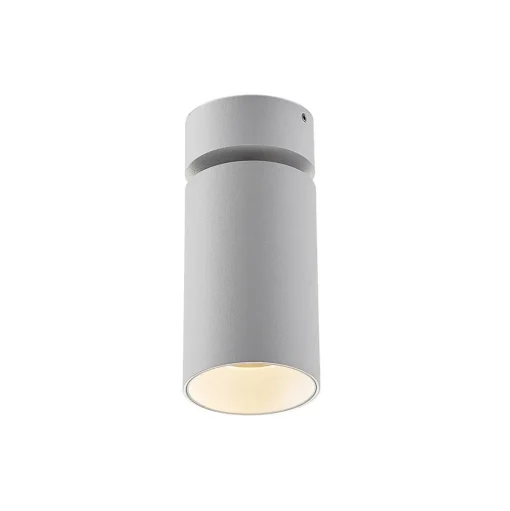 Arcchio spot Brinja, wit, rond, 13 cm hoog, Ø 6 cm