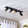 Arcchio spot Brinja, zwart, 65 cm lang, Ø 7 cm, 4-lamps.