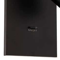 Arcchio spot Brinja, zwart, metaal, USB-C, schakelaar