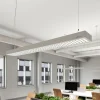 Arcchio Susi LED kantoor hanglamp, zilver, 120 cm, 4000K, DALI