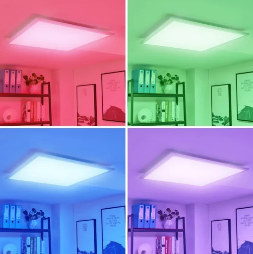 Arcchio Tinus LED paneel, RGB, 62 cm x 62 cm