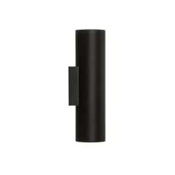 Arcchio wandlamp Brinja, zwart, metaal, up/down, GU10
