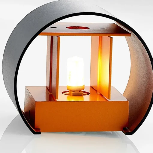 Arcchio wandlamp Zuzana, rond, zwart, G9, 13 cm breed