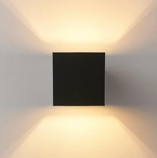 Arcchio wandlamp Zuzana, set van 2, zwart, G9, 10 cm breed