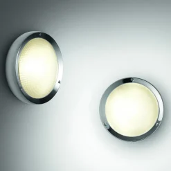 Artemide Niki RVS buitenwandlamp gesatineerd