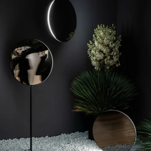 Artemide Se|eS LED hangspiegel zwart