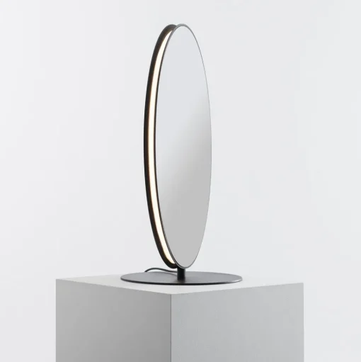 Artemide Se|eS LED standspiegel zwart hoogte 73cm