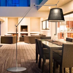 Artemide Tolomeo buitenlamp, kap zwart