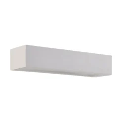 Arya wandlamp, omhoog/omlaag, wit, gips, G9, 2-lamps, overschilderbaar