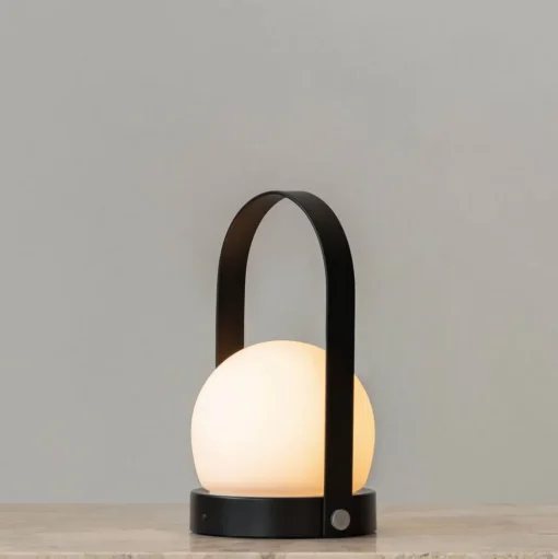 Audo Carrie LED sfeerlamp met accu IP44, zwart