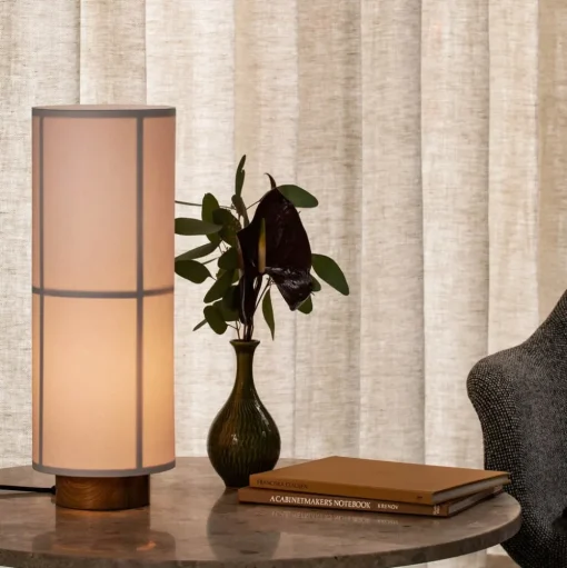 Audo Hashira tafellamp met dimmer, naturel