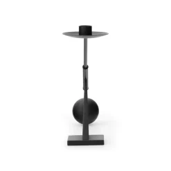 Audo kandelaar Interconnect, zwart, hoogte 25,5 cm