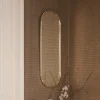 AYTM Angui spiegel, goudkleurig, hoogte 78 cm, glas, staal