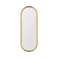 AYTM Angui spiegel, goudkleurig, hoogte 78 cm, glas, staal