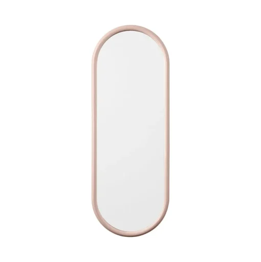 AYTM Angui spiegel, roze, hoogte 78 cm, glas, staal