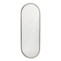 AYTM Angui spiegel, zilverkleurig, hoogte 78 cm, glas, staal