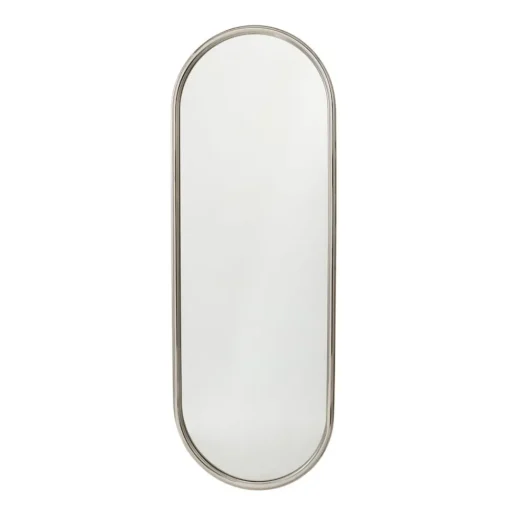 AYTM Angui spiegel, zilverkleurig, hoogte 78 cm, glas, staal