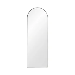 AYTM Arcus spiegel, zwart, hoogte 115 cm, glas, MDF hout