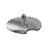 AYTM Concha haak, zilver, wanddecoratie, hoogte 11,5 cm