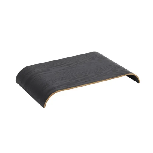 AYTM Curva dienblad, zwart, 41 x 25 x 5 cm, hout