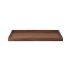 AYTM Dienblad Unity, walnoot, lengte 52 cm, breedte 52 cm, hout