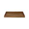 AYTM eenheid dienblad, walnoot, lengte 35 cm, breedte 35 cm, hout