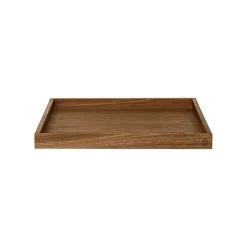 AYTM eenheid dienblad, walnoot, lengte 35 cm, breedte 35 cm, hout